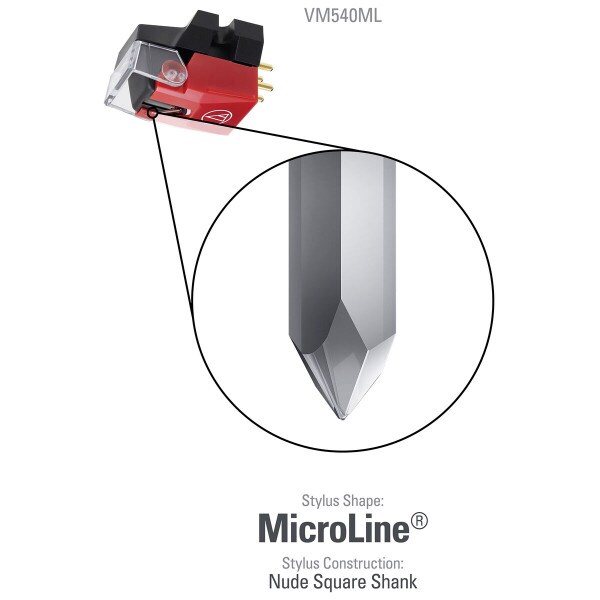 Main product image for Audio-Technica VM540ML Turntable Phono Dual Moving 240-5658